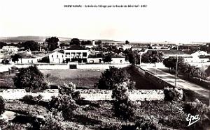 Montagnac - Village - Entree par Route de Beni-Saf - 1957